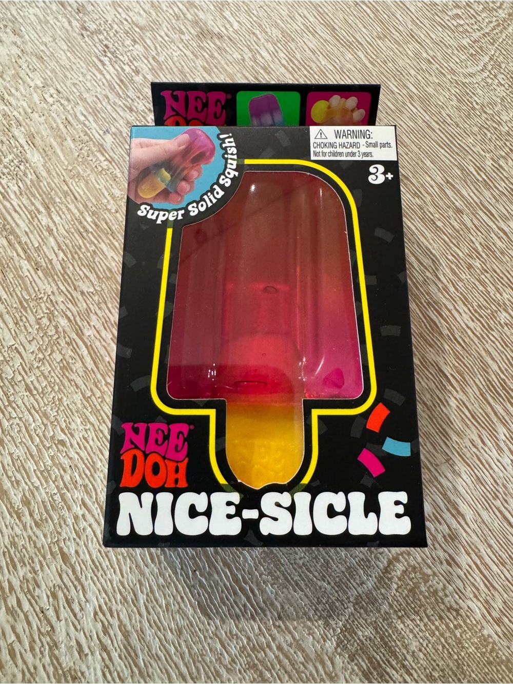 Nee Doh Nice-Sicle - Pink, Red & Yellow